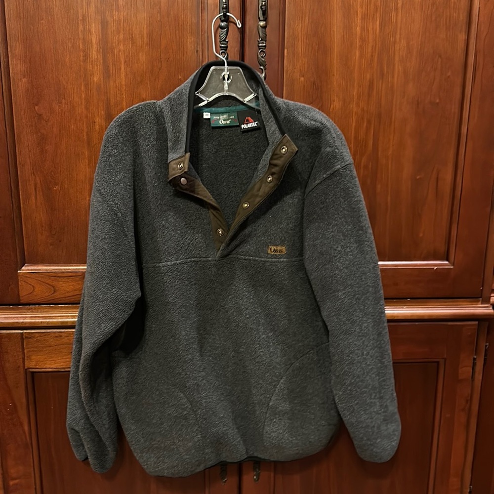 Orvis Polartec pullover jacket